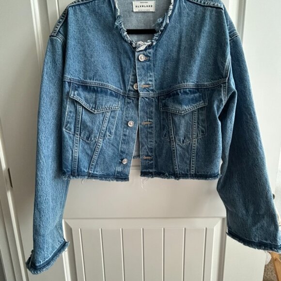 SLVRLKE "TRUCKER" JEAN JACKET, MEDIUM - Picture 2 of 6
